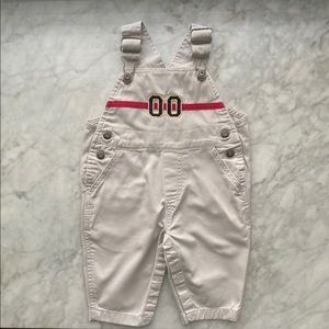 6-9M All Mine Agent 00 Khaki Overall Romper